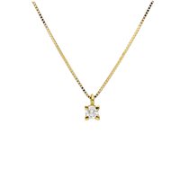Collana Gioielleria Dossena  Donna Preziosi in Oro giallo Diamante 204753CG  SONGA